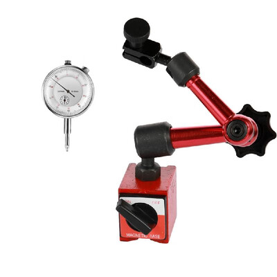 

Metal Round Dial Indicator&Mini Flexible Magnetic Base Holder Bracket Tool Kit