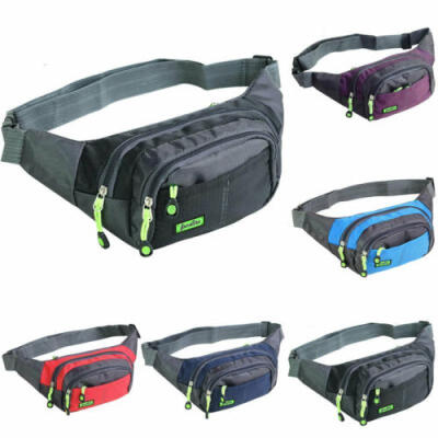 

Waterproof Running Belt Bum Waist Pouch Sport Camping Hiking Zip Fanny Pack Bag