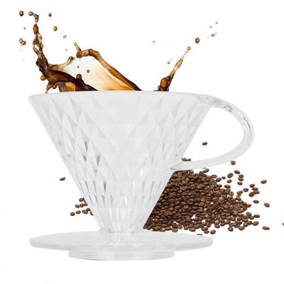 

Greensen Transparent Reusable Coffee Filter Crystal Shape Portable Coffee Dripper Filters
