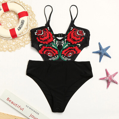 

Roseonmyhand Plus Size Womens One Piece Swimwear Bikini Beach Bathing Suit Padded Beachwear