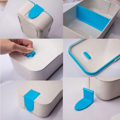 

New Microwave Bento Lunch Box Spoon Picnic Food Storage Box Container
