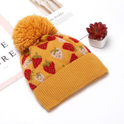 

Tailored Fashion Womens Winter Collar Plus Wild Thick knit Warm Hat