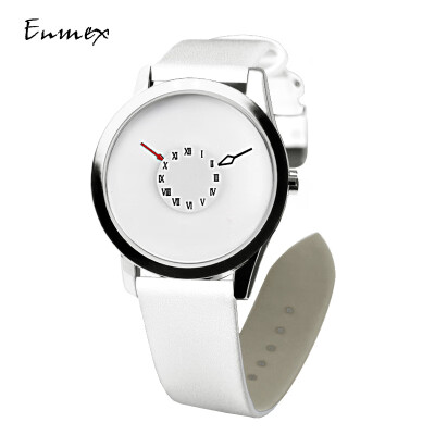 

Festival gift Enmex subverts the creative perspective of the second hand watch handstand hands simple watch