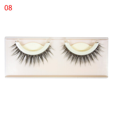 

〖Follure〗New 1Pair Natural Long Thick Soft Self-Adhesive False Eyelashes Handmade