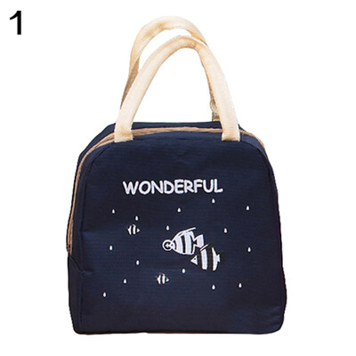 

Portable Cute Cartoon Thermal Insulated Food Fruit Storage Case Pouch Lunch Box