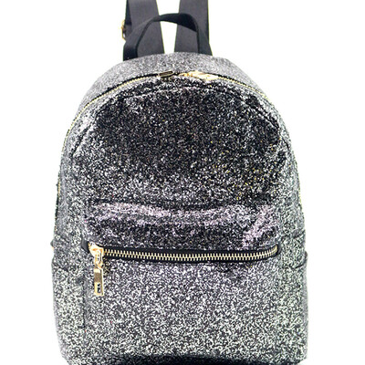 

Tailored Women Fashion School Style Sequins Travel Satchel School Bag Backpack Bag BK
