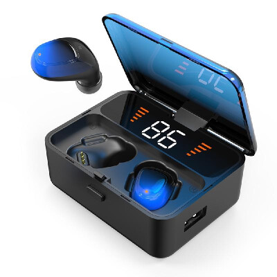 

ES01 TWS Earbuds Touch-controlled True Wireless Earphone IPX5 Waterproof Sports Headset with Mic Charging Box