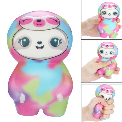 

Siaonvr Adorable Squishies Soft Sloth Slow Rising Fruit Scented Stress Relief Toys Gifts