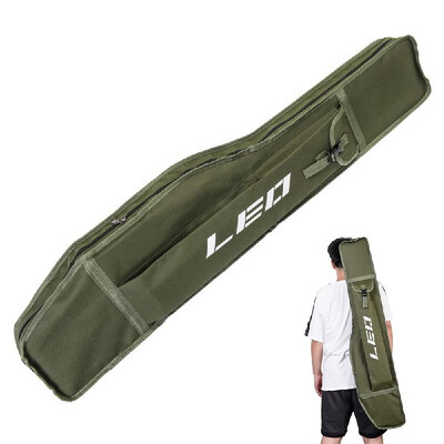 

12M Fishing Bag Folding Fishing Rod Reel Bag Fishing Pole Tackle Case Storage Bag Travel Shoulder Bag