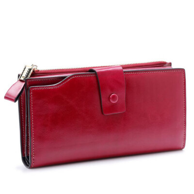 

Tailored Fashion Women Solid Color Leather Wallet Zipper Coin Purse Card Holder Handbags