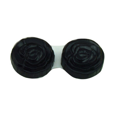 

Flower Contact Lens Box Container Pocket Plastic Storage Case Eye Care Holder