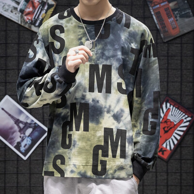 

Toponeto Mens New Style Camouflage Printed Long Sleeve Guard Fashion Blouse