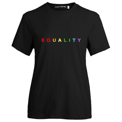 

Womens Multicolor Gay Love Lesbian Love T-Shirts O-Neck Short Sleeve Tee Tops
