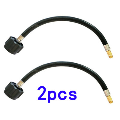 

2x12 QCC LP Propane Gas Hose Cylinder Tank Connector For Trailer Camper RV Kit