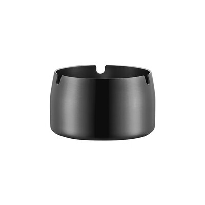 

Toponeto Stainless Steel High Temperature Resistant Drop Resistant Round Design Ashtray