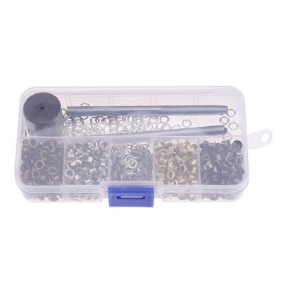 

Metal Eyelet Set DIY Leather Hole Clothes Accessories with Knocking Tool