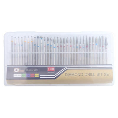 

30pcs Tungsten Steel 30 Types Diamond Milling Drill Electric Nail Files