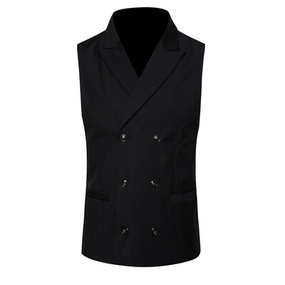 

Toponeto Mens Fashion Business Casual Wedding Waistcoat Tops Vest Jacket Top Coat