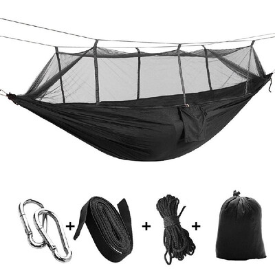 

Hammock with Mosquito Net Hammock Net Lightweight Nylon Portable Hammock for Backpacking Camping Travelling