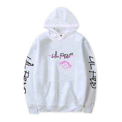 

Mens High Street Style Round Neck Long Sleeve Hoodie Casual Letter Printed Cotton Hooded Sweatshirt