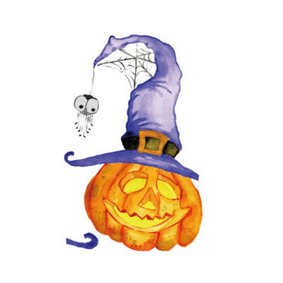 

Halloween Pumpkin Wall Sticker Removable Art Decor Stickers Living Room Bedroom Holiday Party Festival Supplies 2019