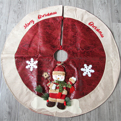 

〖Follure〗Christmas Tree Skirt Christmas Tree Decorations Christmas Ornament Diameter 90CM