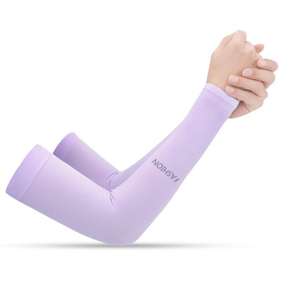 

1 Pair Cooling Arm Sleeves UV Protective Absorbent Arm Cover for Outdoor Cycling Driving Running Golf Men Women