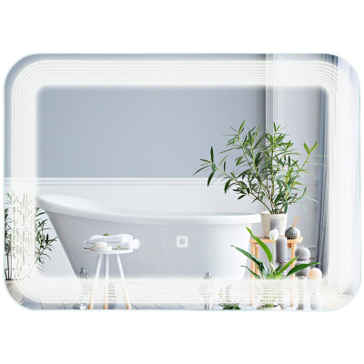 

LED Bathroom Vanity Wall-Mount Mirror with Touch Button