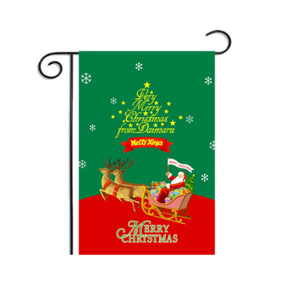 

Christmas Series Garden Flag Cartoon Printed Decorative Hanging Banner For Outdoor Yard Lawn Patio Porch Decor 2020 New Year