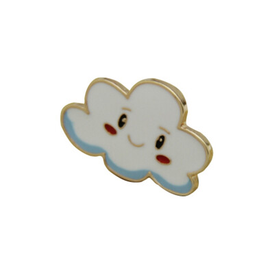 

New Fashion Cartoon Sweet Sun Rainbow Cloud Metal Brooch Pins