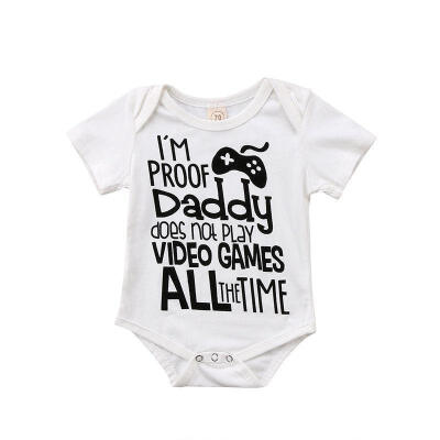 

Fashion Newborn Baby Boy Summer Cotton Casual Romper Jumpsuit Bodysuit Clothes Outfits