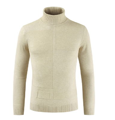 

Mens Long Sleeve High Neck Sweater Jumper Sweatshirt Plain Top Jumper Knitwear