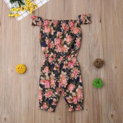 

Newborn Baby Girls Lovely Floral Romper Bodysuit Jumpsuit Sunsuit Summer Outfits Set