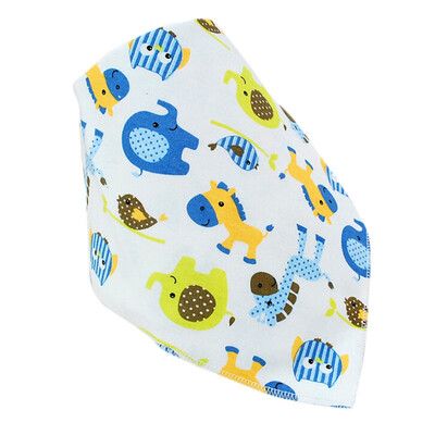 

Baby Accessories Bibs Newborn Baby Cotton Bib Wear Lovely Cartoon Head Scarf Infant Saliva Towels
