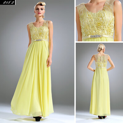 

The new high-end evening dress long bride Crystal Decorate Prom dress