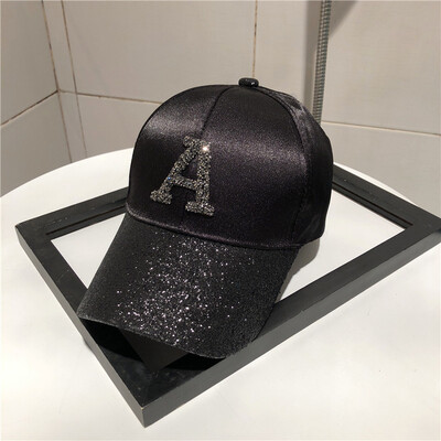 

Hat female spring Korean version versatile baseball cap harbor wind letter curved eaves cap leisure Street shade hat trend