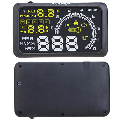 

KKmoon 55 Inch Car HUD Head Up Display KMh & MPH Speeding Warning OBD2 Interface Windshield Project System