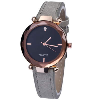 

New womens watch 2018 Korean version of the Austrian fashion leather watch European&American trend fine strap fashion watch
