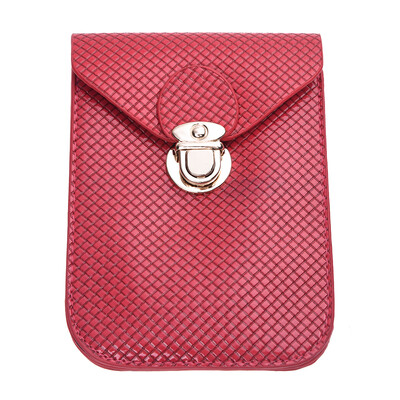 

Fashion Preppy Style Women Mini Bag Cell Phone Bag PU Leather Plaid Purse Messenger Bag Shoulder Bag Women purses