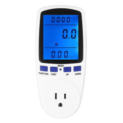 

Digital LCD Display Electricity Usage Monitor Power Meter Plug