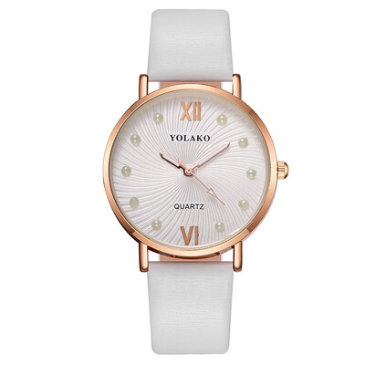

Womens watches top brand luxuryFashion Leather BlueRedBlackWhitePurple Simple Quartz watch for Gifts Relogio Feminino 2019