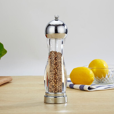 

Pepper Grinder Manual Salt Pepper Grinder Portable Home Kitchen Spice Sauce Grinding Tool 100ML