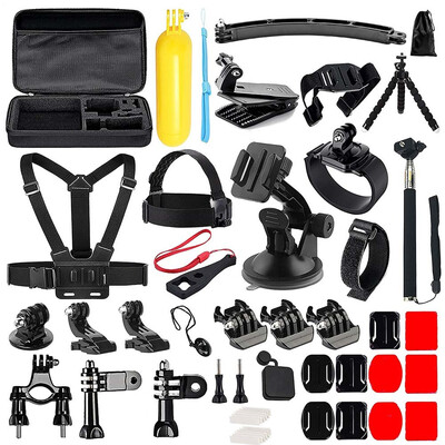 

50 in 1 Action Camera Accessories Kit for Gopro Hero 6 5 4 3 Sj4000Sj5000Sj6000Sj7000Xiaomi Yi