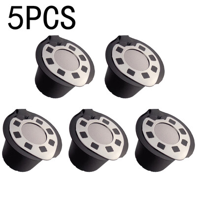 

5Pcs Stainless Steel Coffee Capsule Cups Pods Reusable For Nespresso Machines