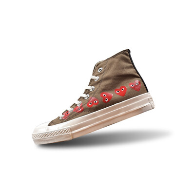 

Converse All Star CDG X Chuck Taylor 1970s HiOX 18SS Skateboarding White High-Top Authentic for Men&Women Casual Shoes Sport