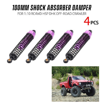 

4pcs Shock Absorber Damper 100mm RC Car Parts for 110 RC4WD HSP DHK RC Car Off-road Crawler