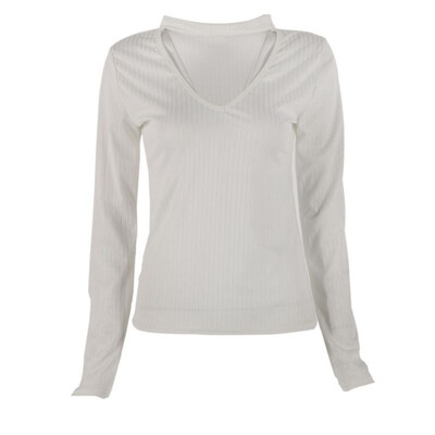 

Knitted Sweater Women Autumn Winter V Neck Sexy Slim Pullover Tops Solid Streetwear Korean Knitwear Pull Femme Sweaters