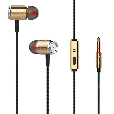 

Universal In-ear Metal HiFi Music Earphones Stereo Gaming Sport Auriculares With Mic