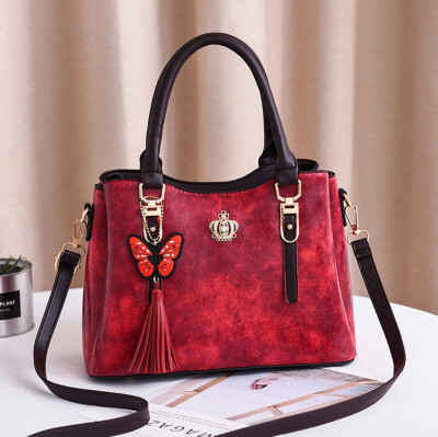 

2019 spring new European&American big bag shoulder bag fashion handbag diagonal bag fashion handbag