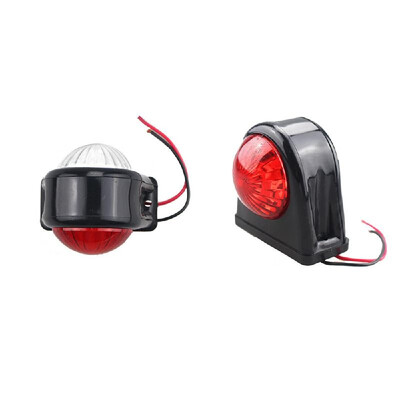 

2 Pcs Side Rubber Marker Lamp Trailer Truck Van 10-30V